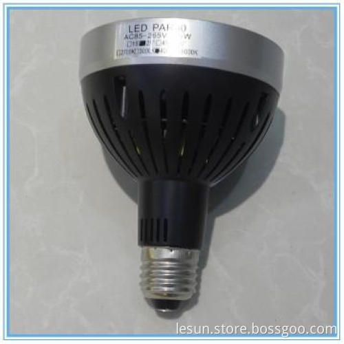 Black brightness E27 25W PAR20 led spotlight LC7120F